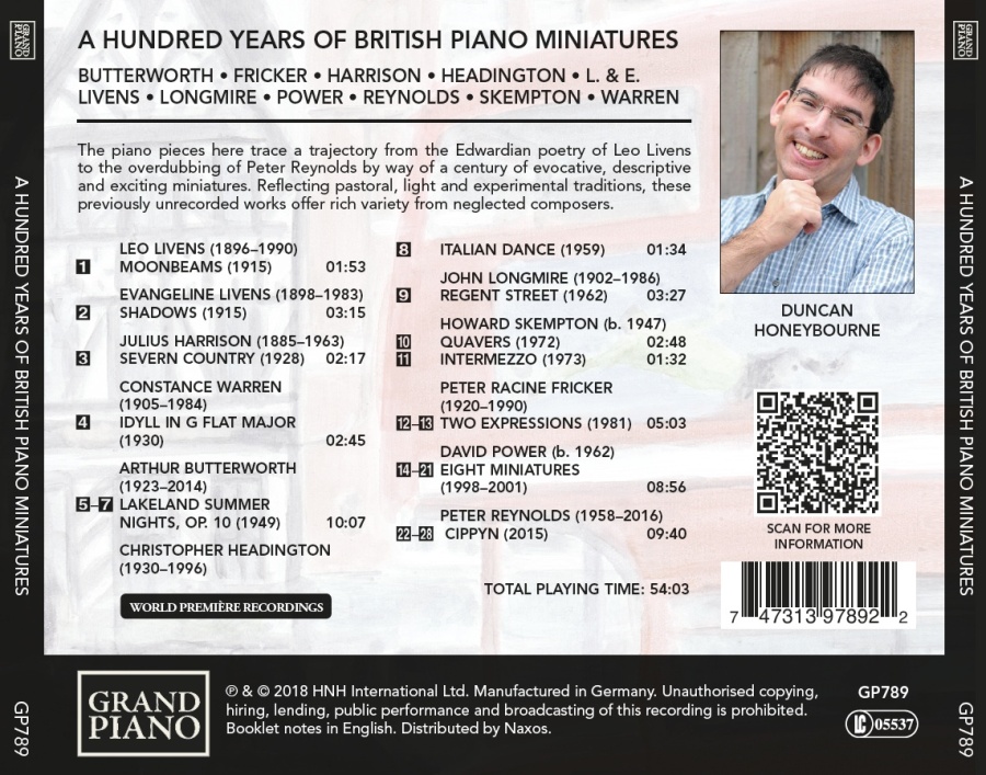 A 100 Years of British Piano Miniatures - slide-1