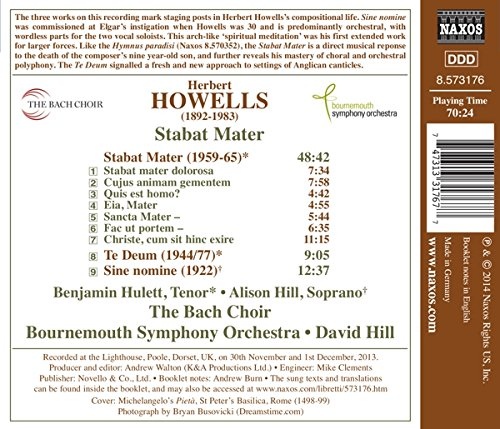 Howells: Stabat Mater Te Deum Sine nomine - slide-1