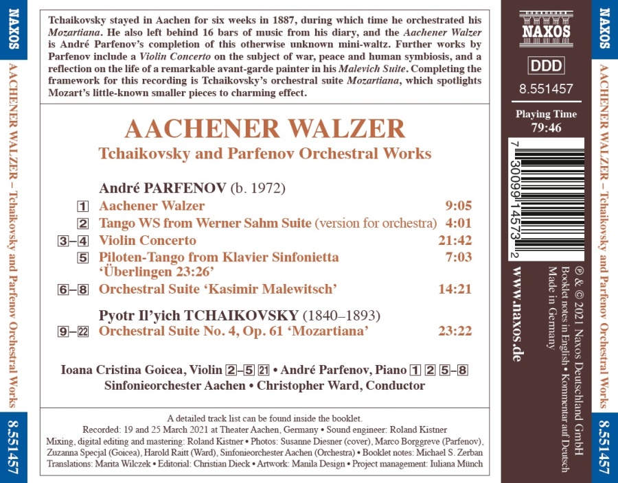 Aachener Walzer - Tchaikovsky and Parfenov Orchestral Works - slide-1