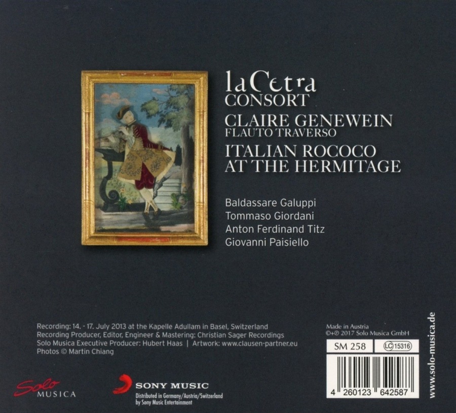 Galuppi / Giordani / Titz / Paisiello: Italian Rococo at the Hermitage  - slide-1