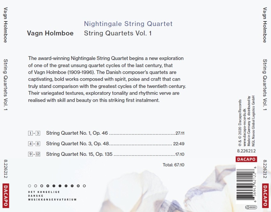 Holmboe: String Quartets Vol. 1 - slide-1