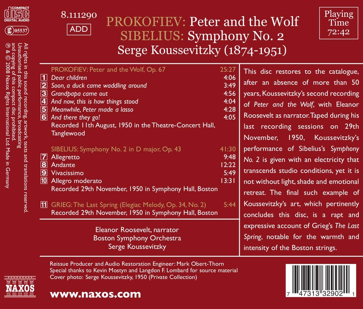 Prokofiev: Peter and the Wolf / Sibelius: Symphony No.2 - slide-1