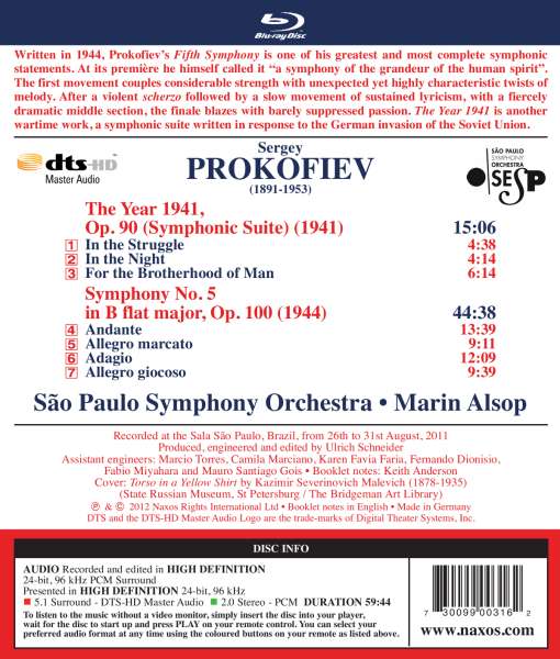 PROKOFIEV: Symphony No. 5 - slide-1