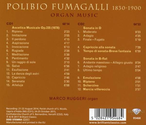Fumagalli: Organ Music - slide-1