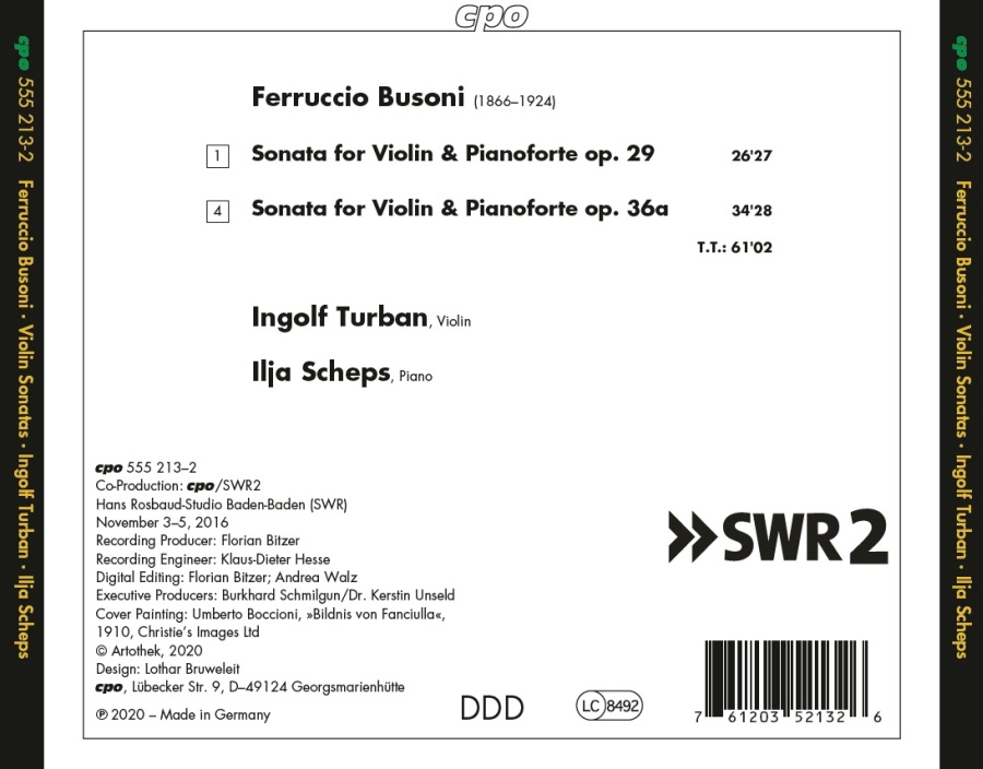 Busoni: Violin Sonatas - slide-1