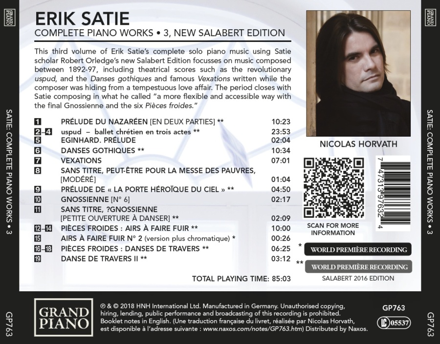 Satie: Complete Piano Works 3 - slide-1