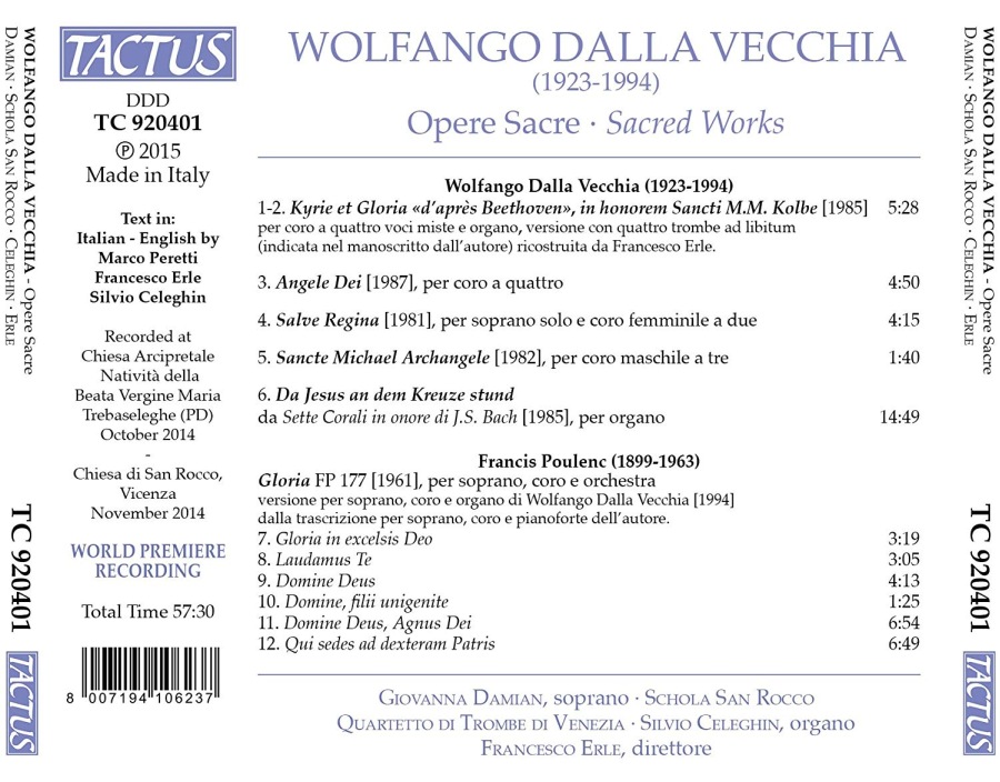 Dalla Vecchia: Sacred Works - slide-1