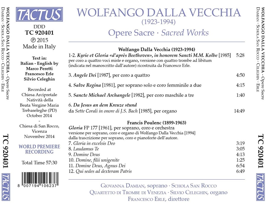 Dalla Vecchia: Sacred Works - slide-1