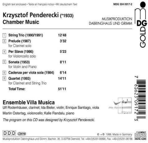 Penderecki: Chamber Music - slide-1