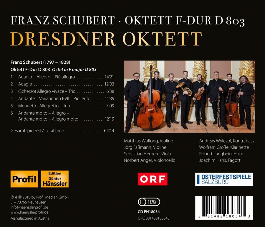 Schubert: Octet in F Major D 803 - slide-1