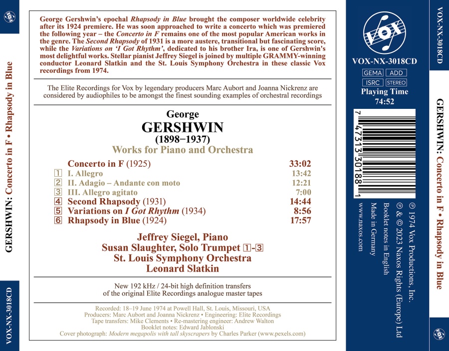 Gershwin: Works for Piano and Orchestra - slide-1