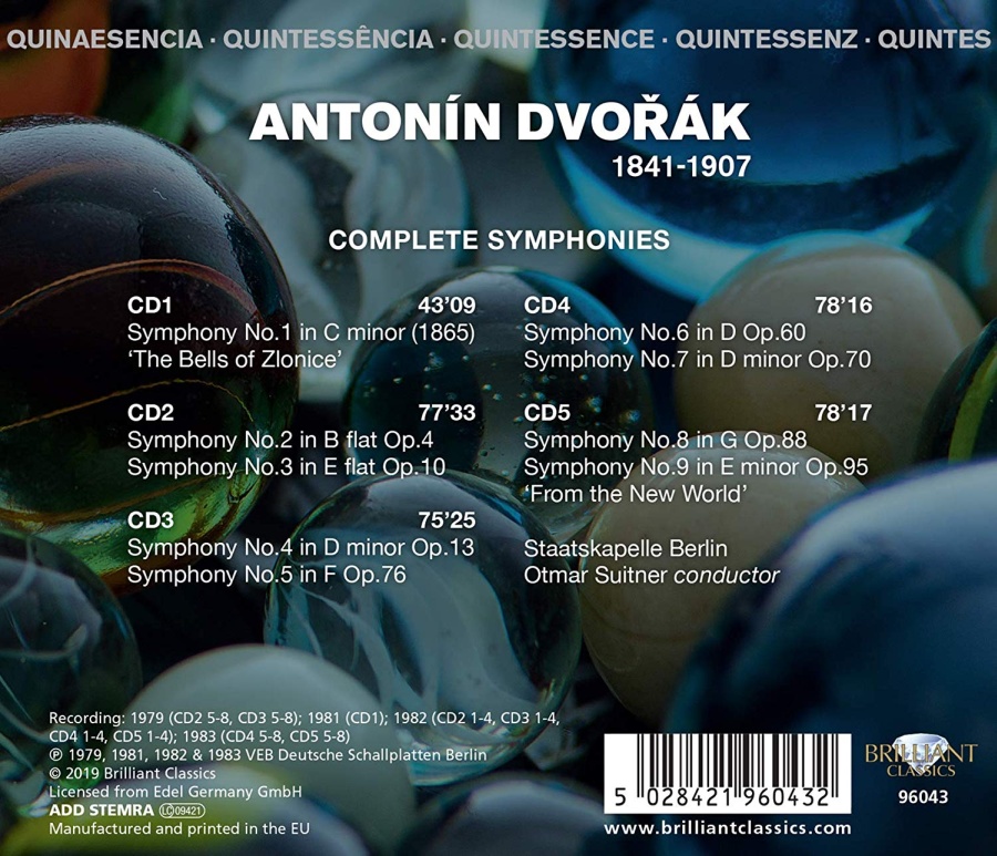 Quintessence Dvorák: Complete Symphonies - slide-1