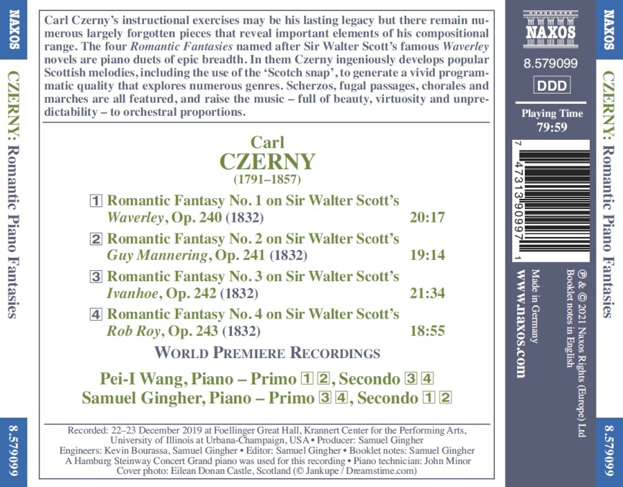 Czerny: Romantic Piano Fantasies - slide-1