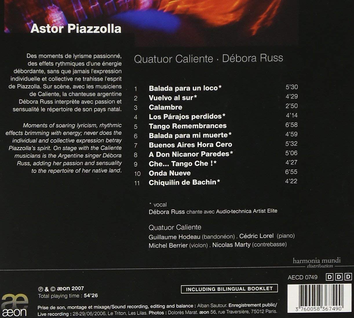 Piazzolla: Tangos für Bandoneonquartett - slide-1
