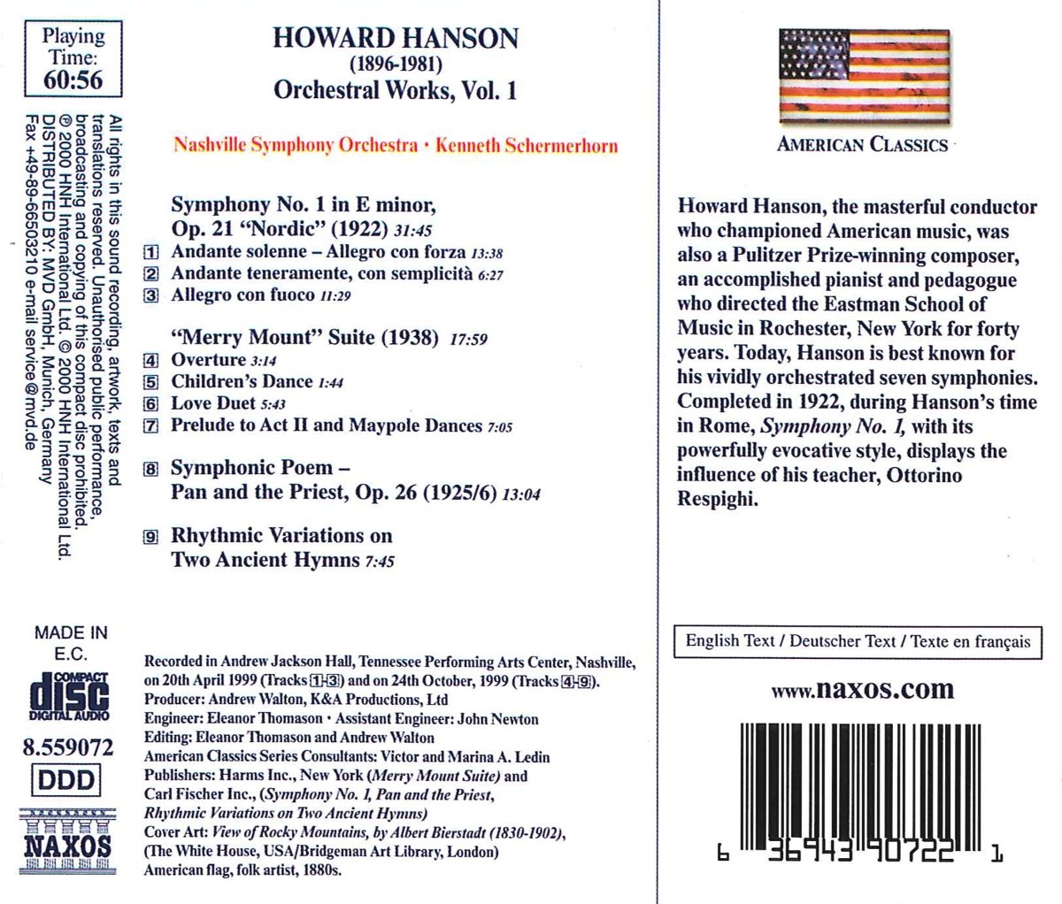 HANSON: Symphony no. 1 - slide-1