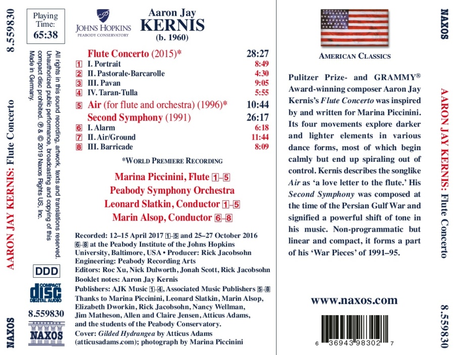 Kernis: Flute Concerto; Air; Second Symphony - slide-1