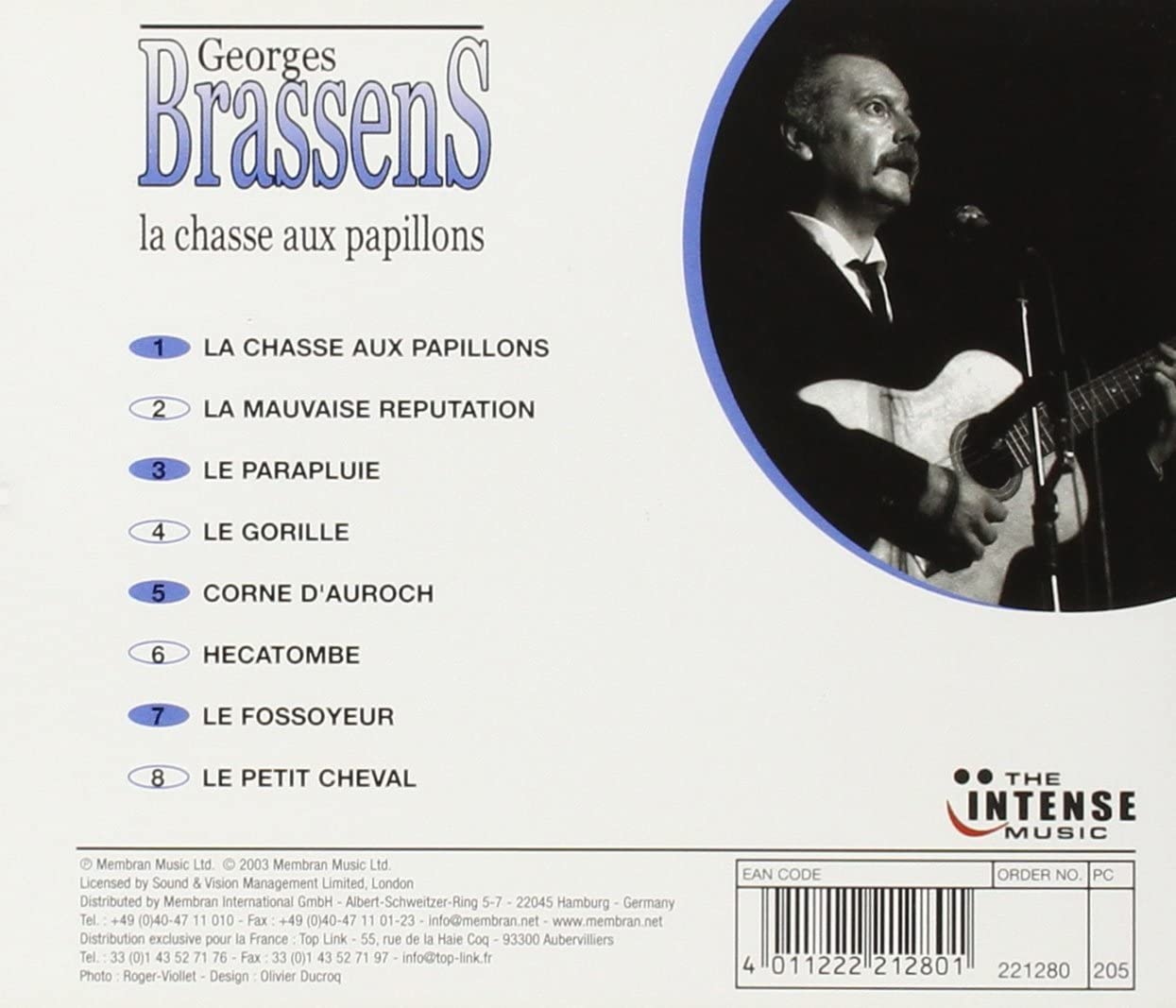 Georges Brassens ‎– La Chasse Aux Papillons - slide-1