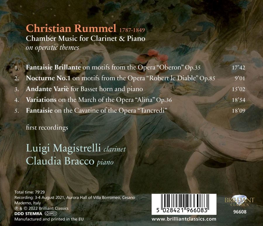 Rummel: Chamber Music for Clarinet & Piano - slide-1