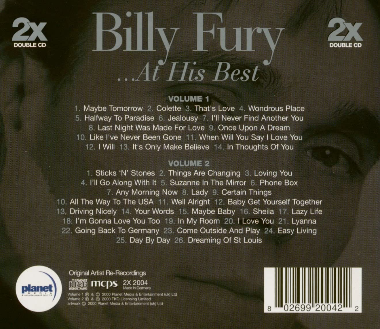 Billy Fury at His Best - slide-1
