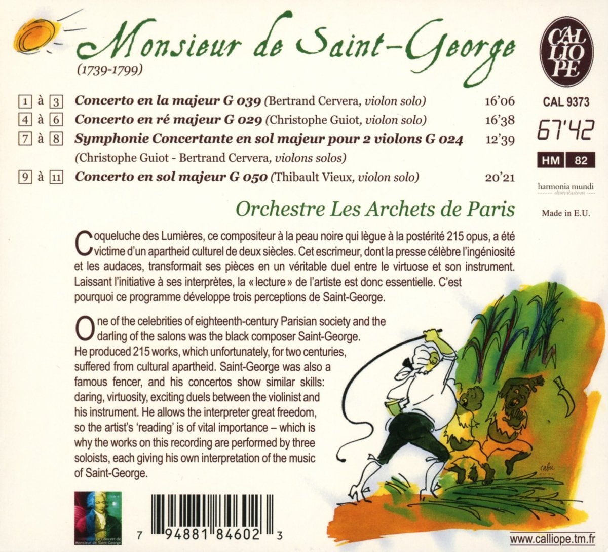 Chevalier de Saint-Georges: Violin Concertos - slide-1