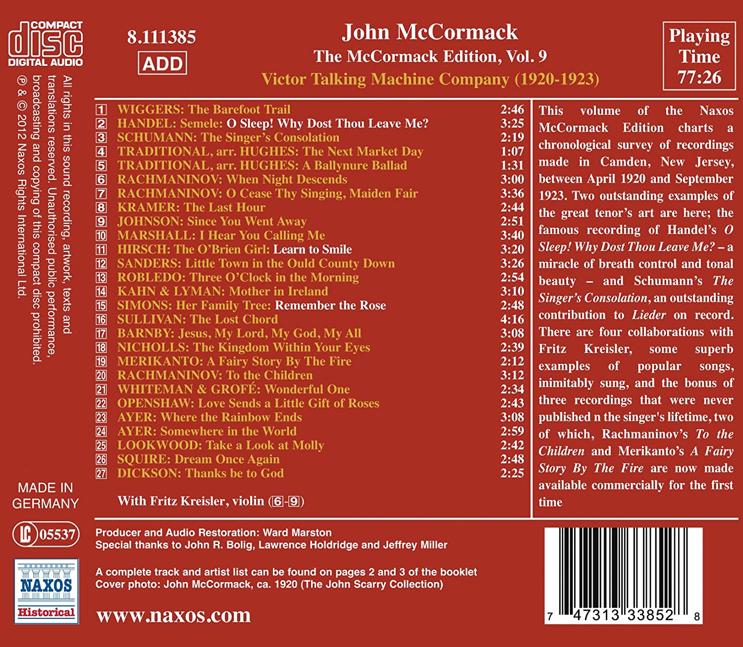 John McCormack Edition Vol. 9 - slide-1