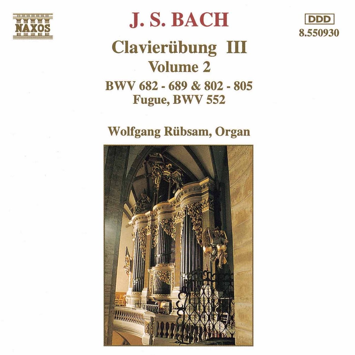 BACH: Clavierubung III vol. 2