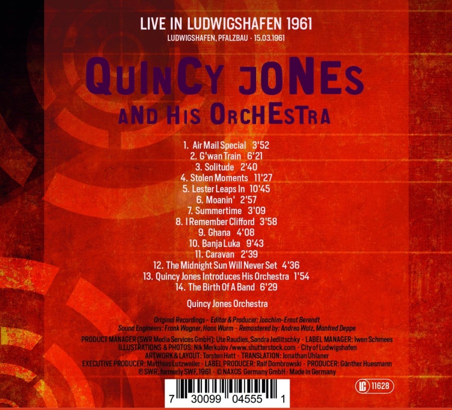 Quincy Jones and his Orchestra, Live in Ludwigshafen 1961 - slide-1