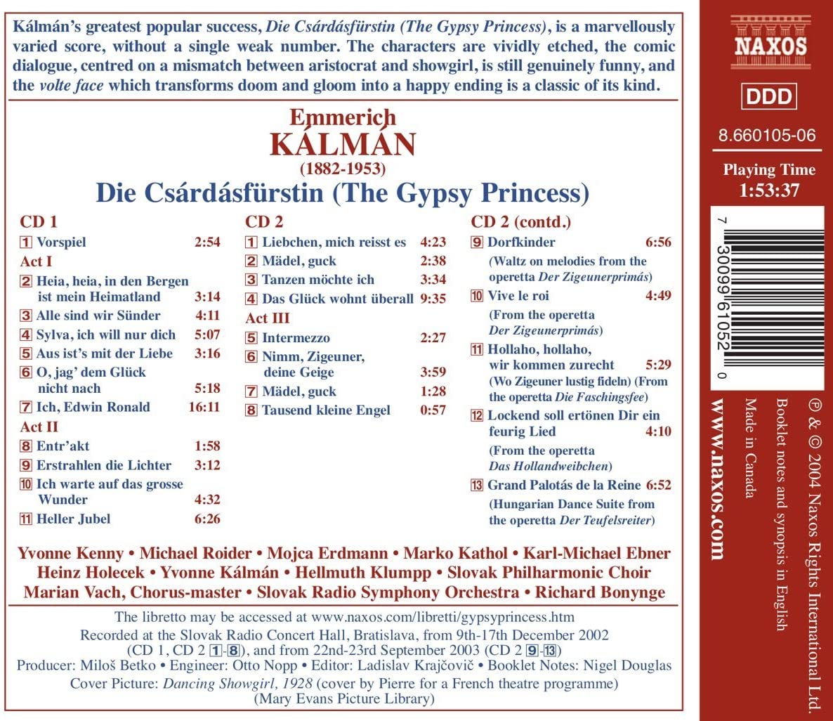 KALMAN: Die Csardasfurstin  (The Gypsy Princess) - slide-1