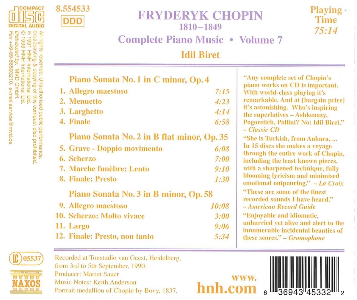 CHOPIN: Piano Music - Piano sonatas - slide-1