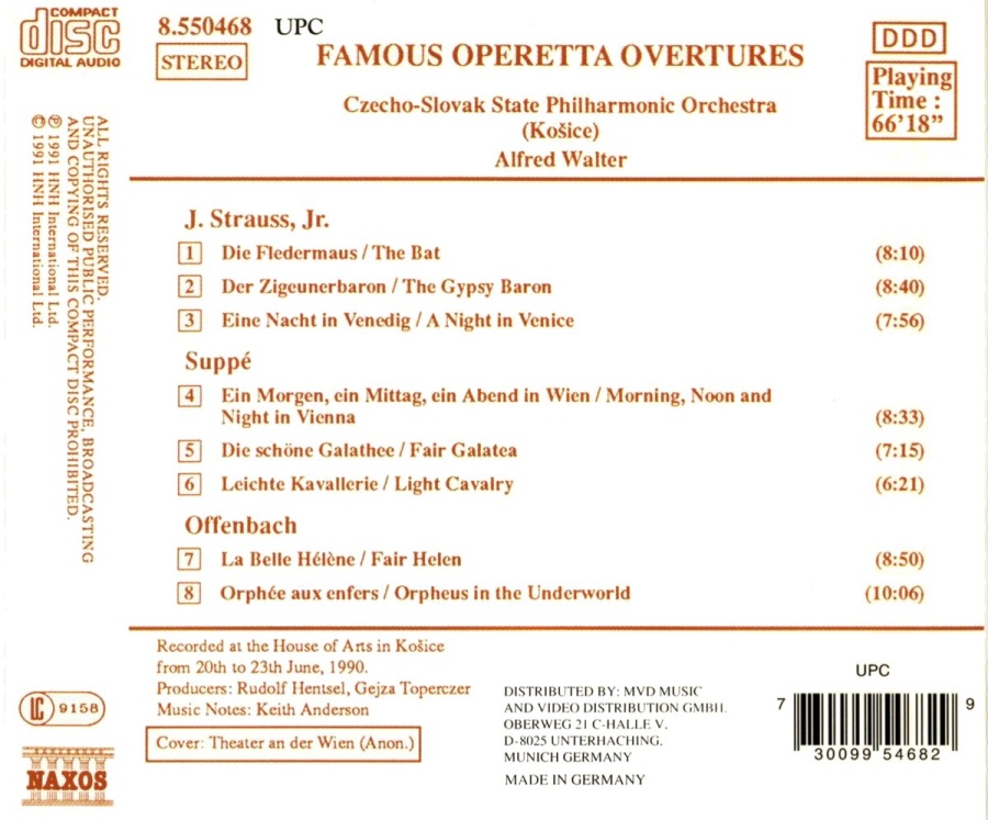 Famous Operetta Overtures - slide-1