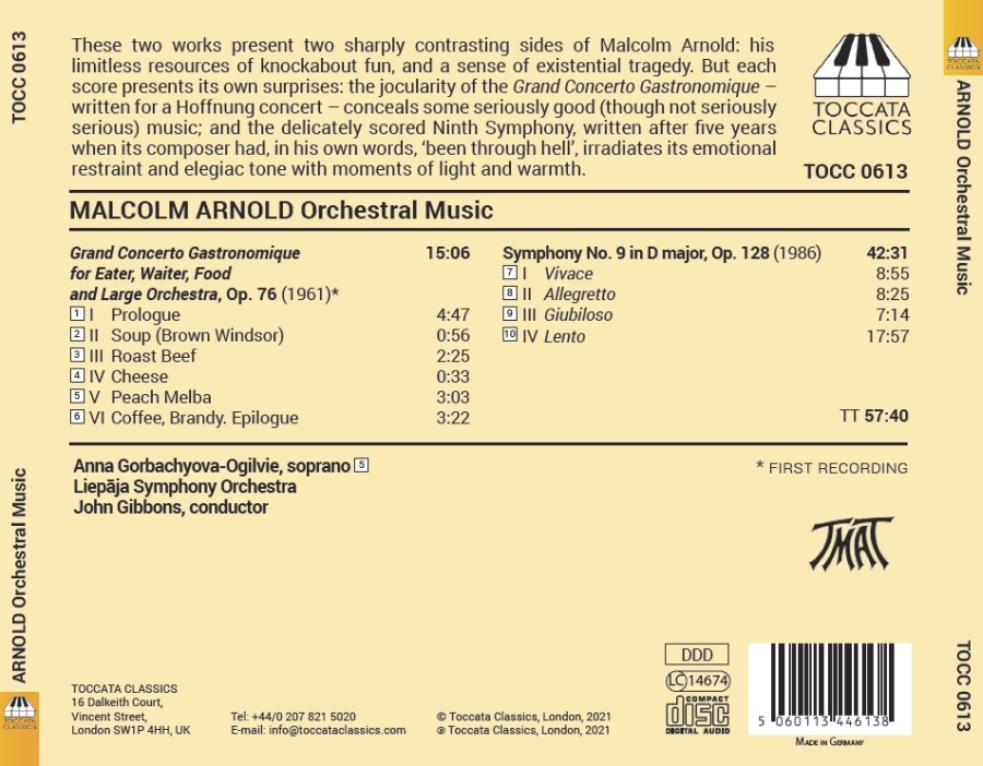 Arnold: Orchestral Music - slide-1
