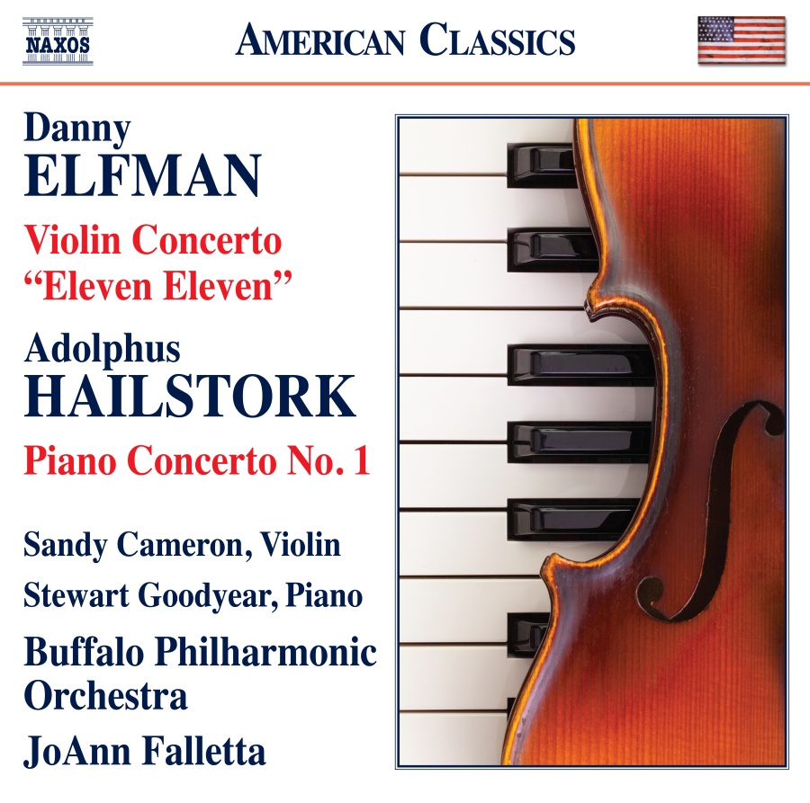 Elfman: Violin Concerto; Hailstork: Piano Concerto