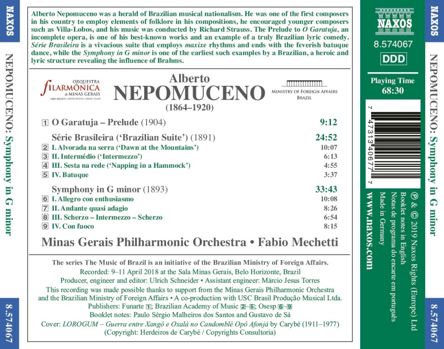 Nepomuceno: Symphony in G minor - slide-1