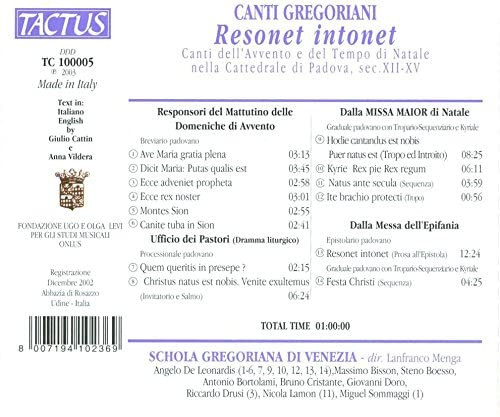 Canto Gregoriano - Resonet intonet - slide-1