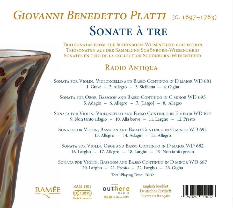 Platti: Sonate a tre - slide-1