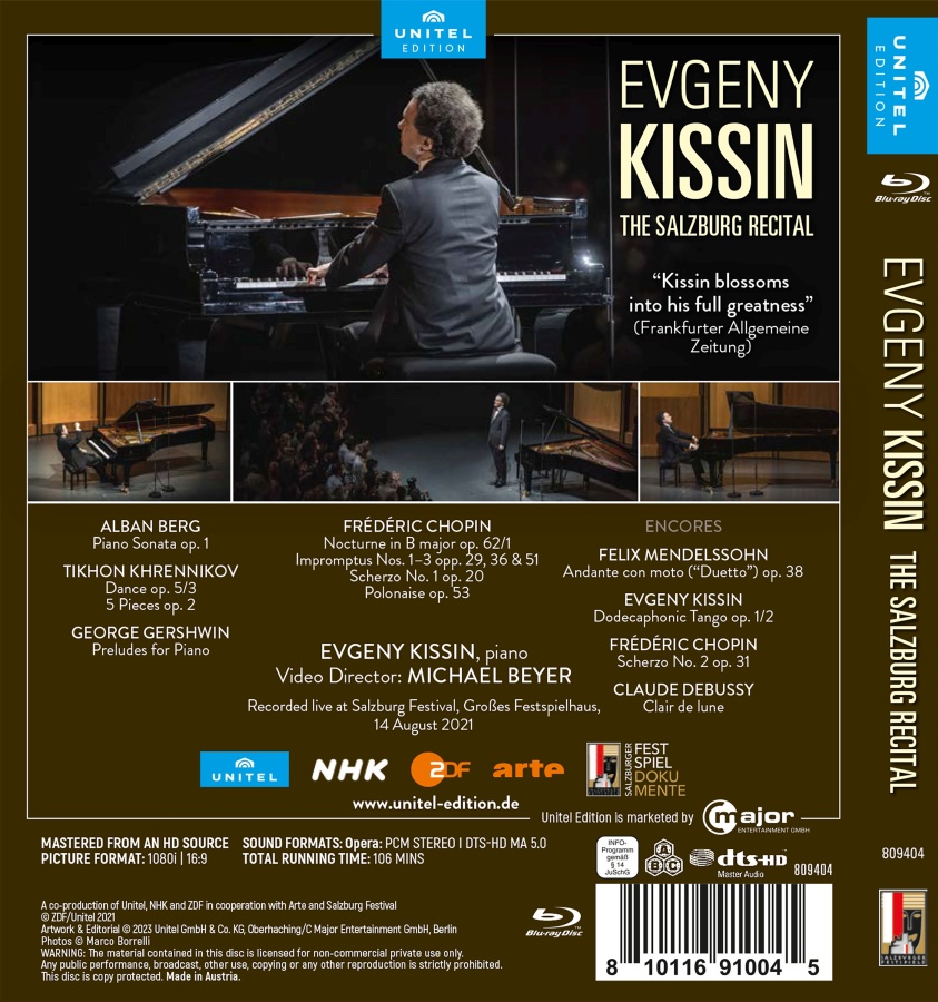 Evgeny Kissin - The Salzburg Recital - slide-1