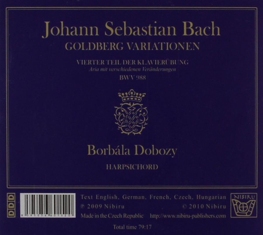 Bach: Goldberg Variations BWV988 - slide-1