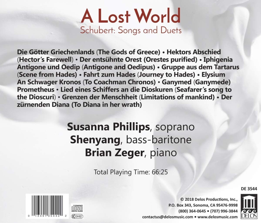 A Lost World - Schubet: Songs and Duets - slide-1