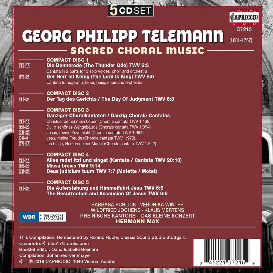 Telemann: Sacred Choral Music - slide-1