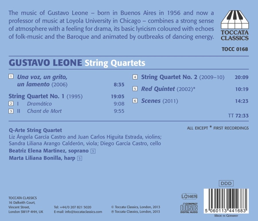 Leone: String Quartets - slide-1