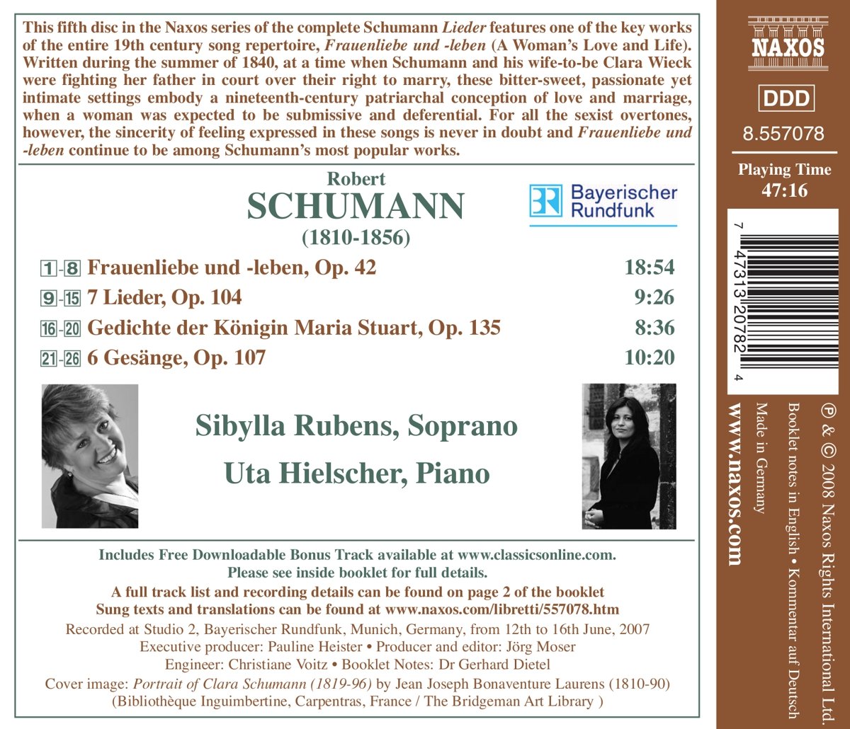 Schumann: Lieder Edition 5 – Frauenliebe und -leben, Gedichte der Königin, 6 Gesänge - slide-1