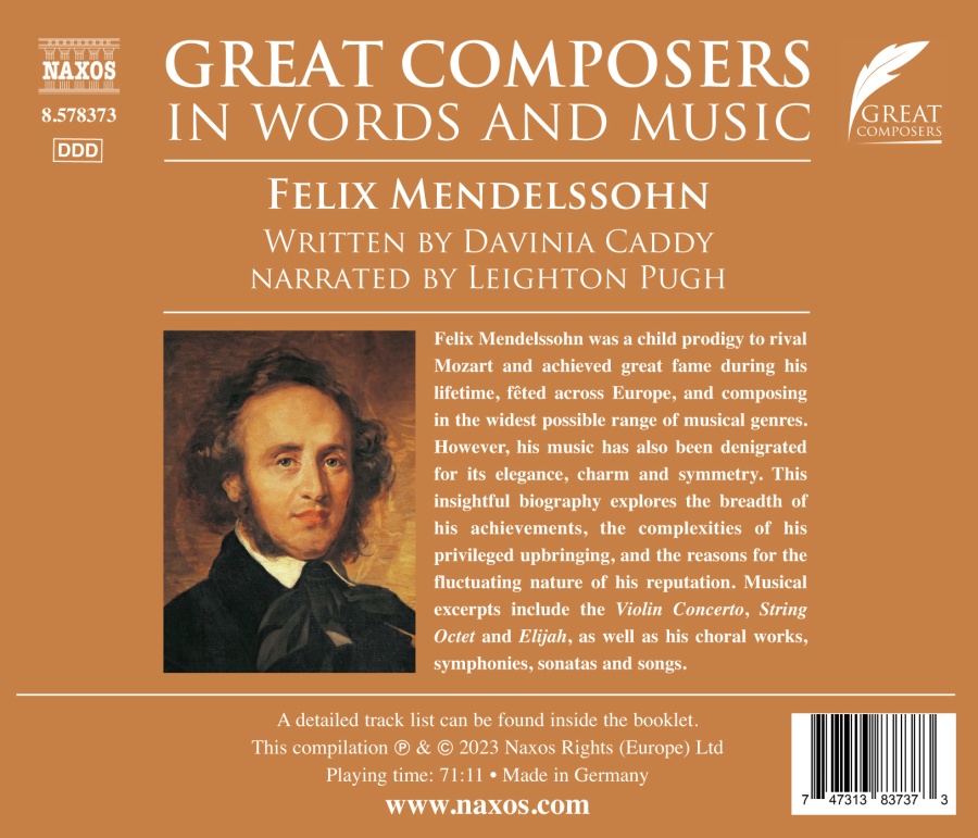 Great Composers in Words and Music: Mendelssohn - slide-1