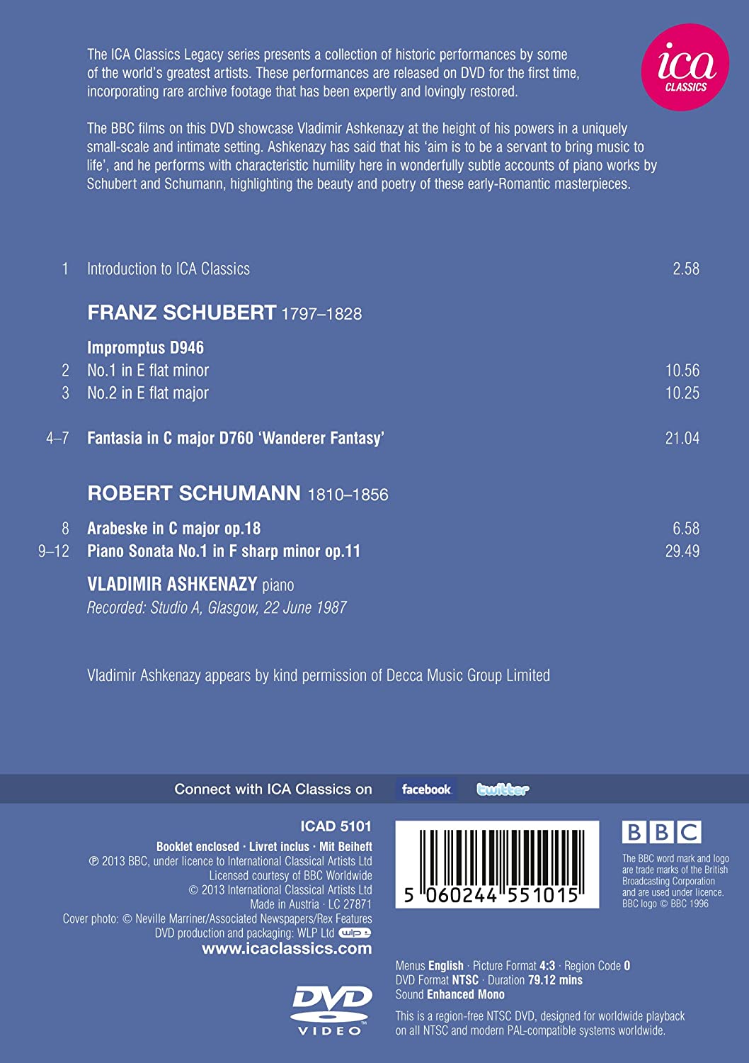 Schubert:  Impromptus D946 /  Schumann: Arabeske - slide-1