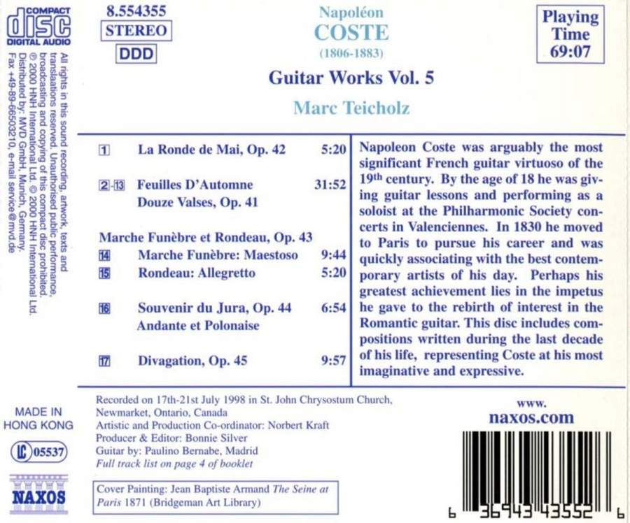 COSTE: Guitar Works, Vol. 5 - slide-1