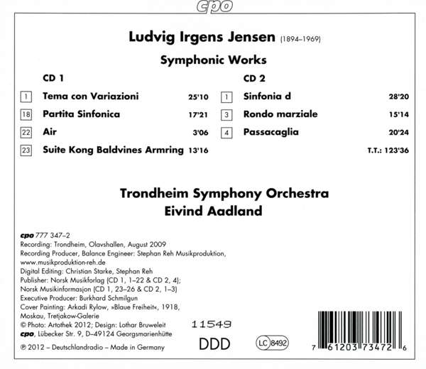 Irgens-Jensen: Symphonic Works - slide-1