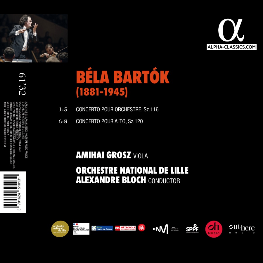 Bartók: Concerto pour orchestre; Concerto pour alto - slide-1