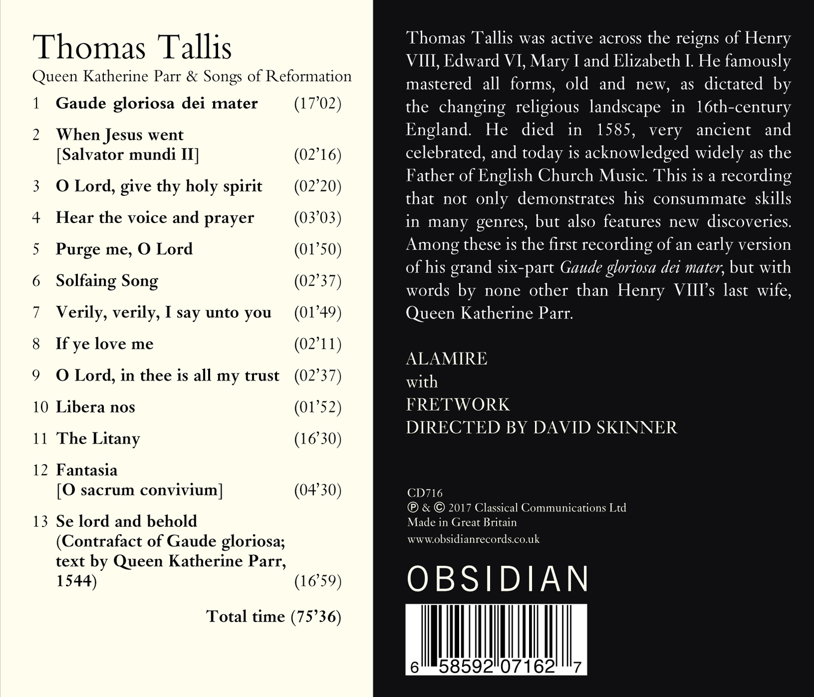 Tallis: Queen Katherine Parr & Songs of Reformation - slide-1