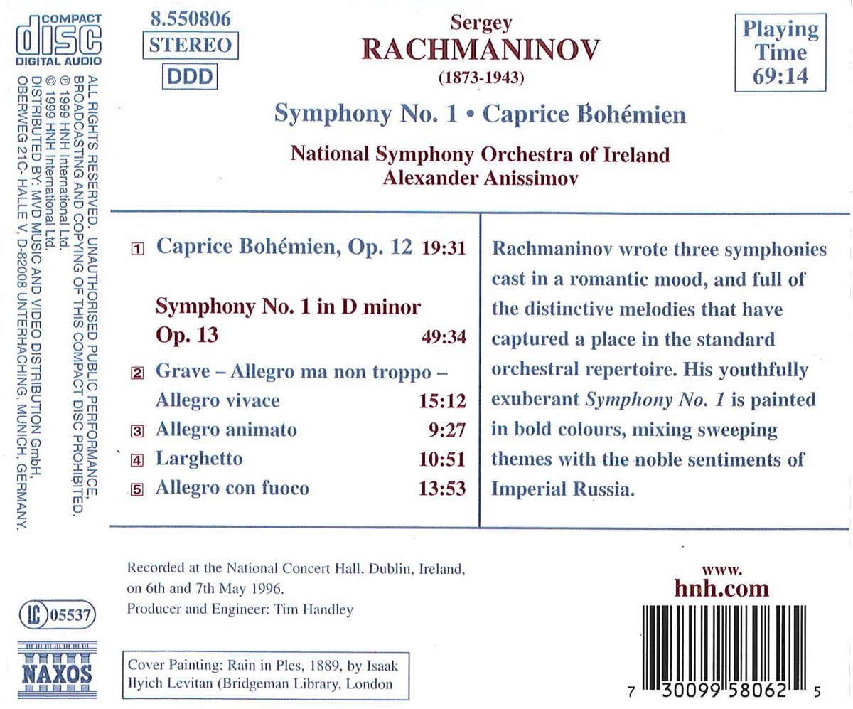 RACHMANINOV: Symphony no. 1 - slide-1