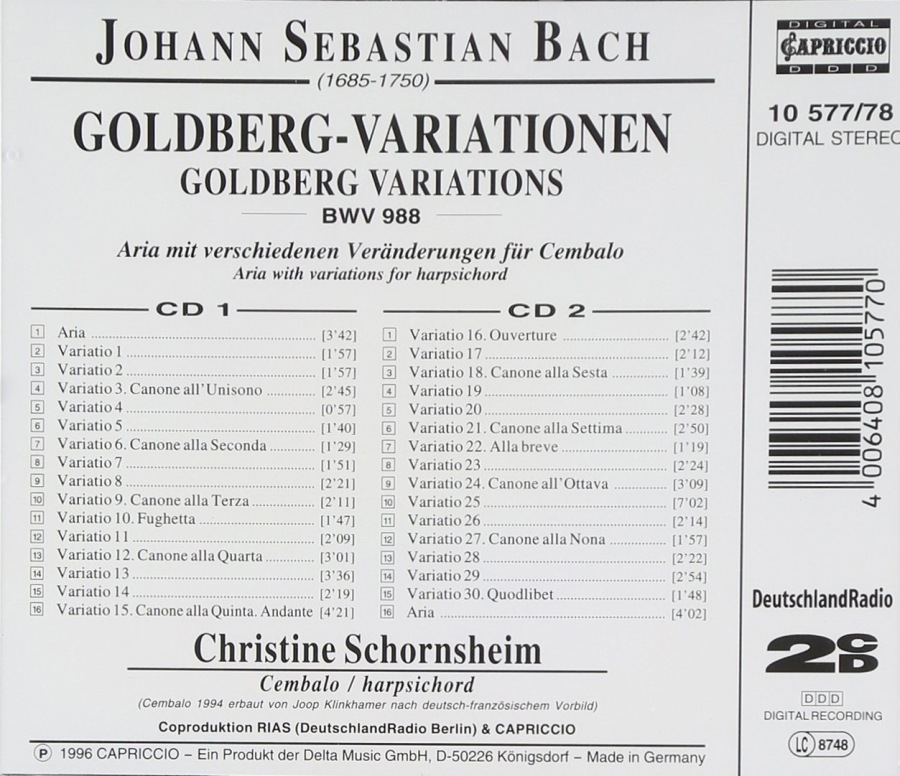 Bach: Goldberg-Variationen - slide-1