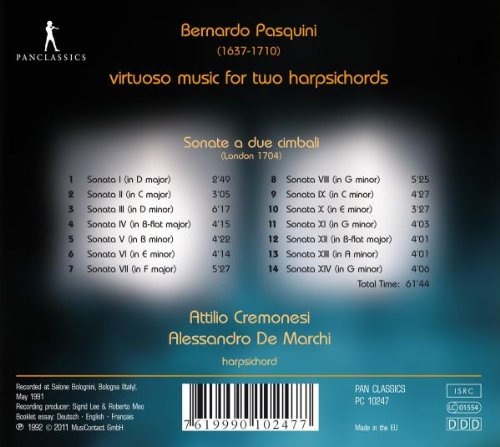 Pasquini: Virtuoso music for two harpsichords - slide-1